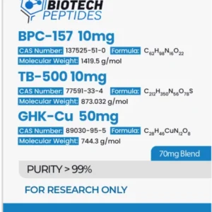 BPC-157 & TB-500 & GHK-Cu Blend (70mg)