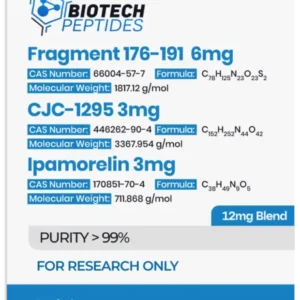 Fragment 176-191 & CJC-1295 & Ipamorelin Blend (12mg)